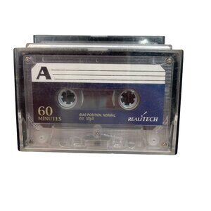 Realitech 60-Minute Blank Audio Cassette Tapes Set A392